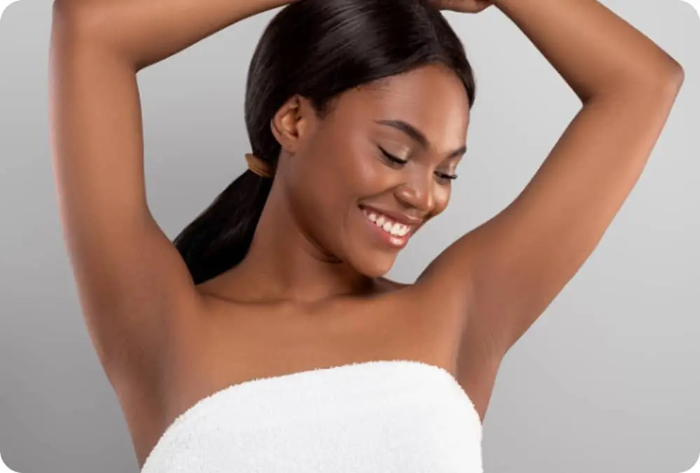 Smooth, low-maintenance underarm hair reduction.