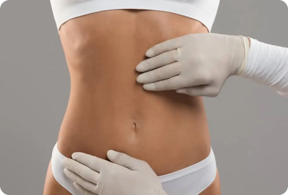 Improve skin texture, tone, and elasticity while reducing stretch marks, scars, and loose skin. Restore firmer, rejuvenated skin on the abdominal area.